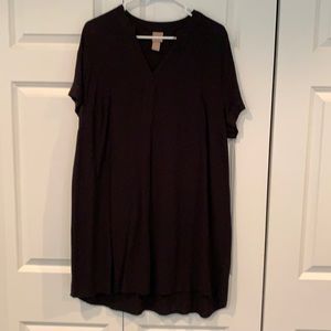 Black H&M dress, short sleeves